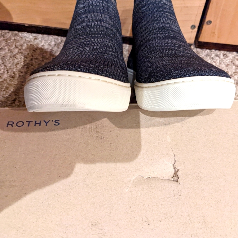 Rothy's The Chelsea in Graphite Melange, Women's 11 - Picture 6 of 15